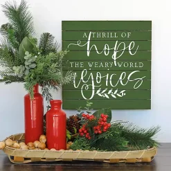 Green Thrill of Hope Wall Plaque