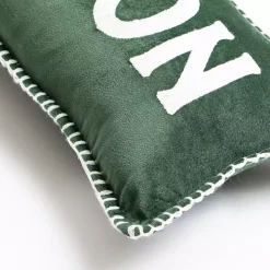 Green Tis the Season Christmas Pillow