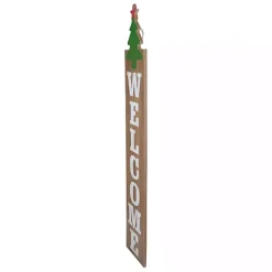 Green Welcome Christmas Tree Wall Decoration