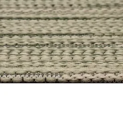 Green Woven Lines Indoor/Outdoor Accent Rug, 2x3