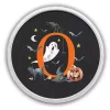 Halloween Monogram O White Framed Wall Plaque