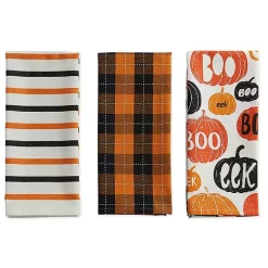 Halloween Pattern Kitchen Towels, Set of 3