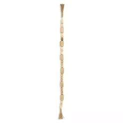 Handcrafted Natural Wood Beaded Garland