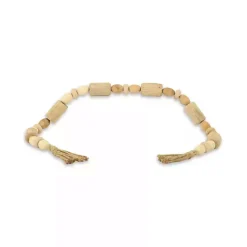 Handcrafted Natural Wood Beaded Garland