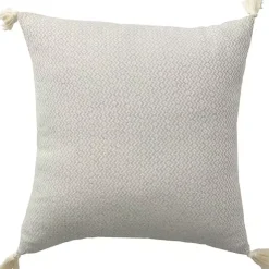 Harbor Chevron Organic Cotton Throw Pillow