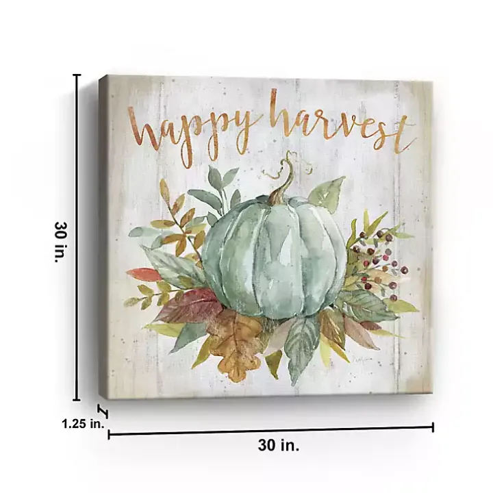 Harvest Blessings I Canvas Art Print, 30x30