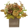 Harvest Floral and Pumpkin Arrangement