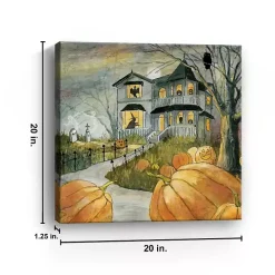 Haunted House Halloween Wall Plaque