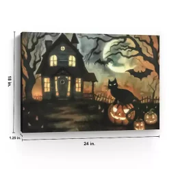 Haunted Invite Canvas Art Print