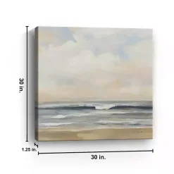 Hazy Shores Canvas Art Print