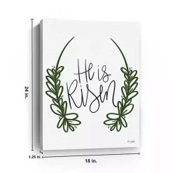 He is Risen Canvas Art Print