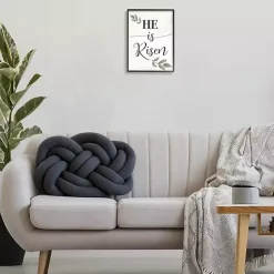 He Is Risen Leaves Framed Easter Wall Art