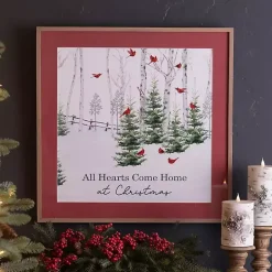 Hearts Come Home at Christmas Framed Art Print