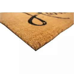Hello Script Natural Doormat