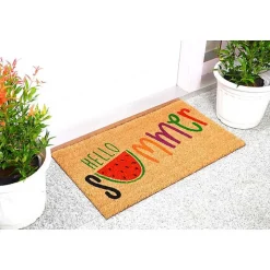 Hello Summer Watermelon Doormat