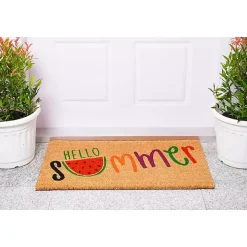 Hello Summer Watermelon Doormat
