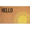 Hello Sunburst Doormat