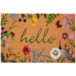 Hello Wildflower Doormat
