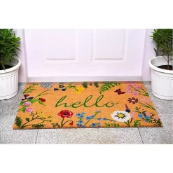 Hello Wildflower Doormat