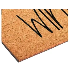 Hello Winter Coir Doormat