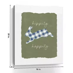 Hippity Hoppity Easter Canvas Art Print