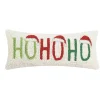 Ho Ho Ho Santa Hats Wool Pillow
