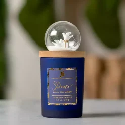 Holiday Homecoming Snow Globe Jar Candle