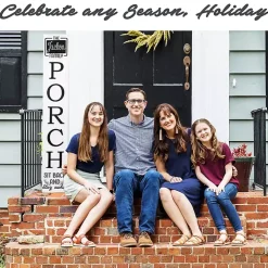 Home Chalk Board Two-Sided Porch Board