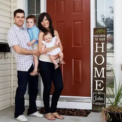 Home Chalk Board Two-Sided Porch Board