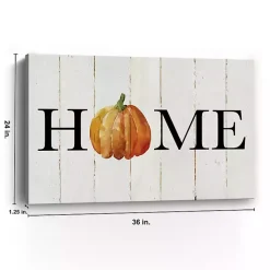 Home Pumpkin Canvas Art Print, 24x36
