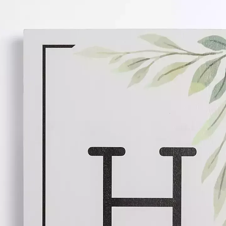 Home Sweet Home Greenery Porch Board