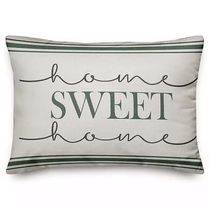 Home Sweet Home Indoor/Outdoor Lumbar Pillow