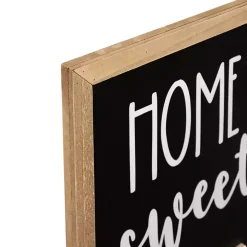 Home Sweet Home Wreath Black Porch Board