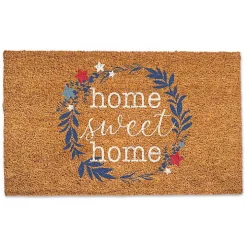 Home Sweet Home Wreath 4th of July Doormat