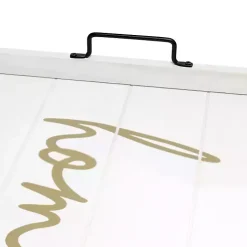 Home White Wash Wood Tray