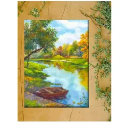 Idle Time Outdoor Canvas Art Print