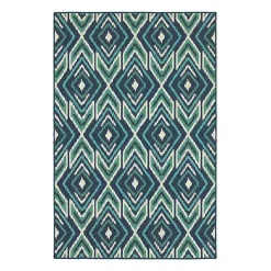 Ikat Diamonds Jenn Outdoor Rug, 6x9