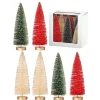 9 in. Red & Green Woodland Tree 6-pc. Set