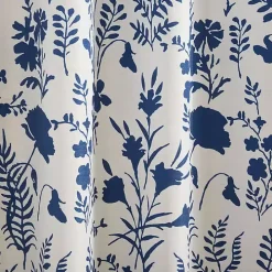 Indigo Floral 2-pc. Curtain Panel Set, 96 in.