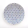 Indigo Geometric Mix Dinner Plate