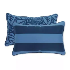 Indigo Island Reversible Outdoor Lumbar Pillow