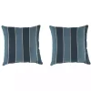 Indigo Stripe Wickenburg Outdoor Pillows, Set of 2