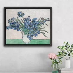 Irises II Framed Canvas Art Print, 22x18 in.