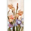 Irises Panel Framed Canvas Art Print
