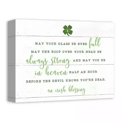 Irish Blessing Canvas Art Print