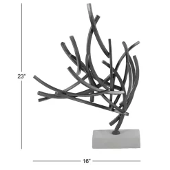 Iron Contemporary Branch Sculpture