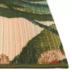 Island Leaf Outdoor Rug, 4x7
