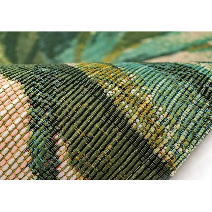 Island Leaf Outdoor Rug, 4x7