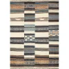 Ivory and Multicolored Tribal Outdoor Rug, 6x9