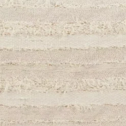 Ivory and Sand Textured Stripe Table Runner